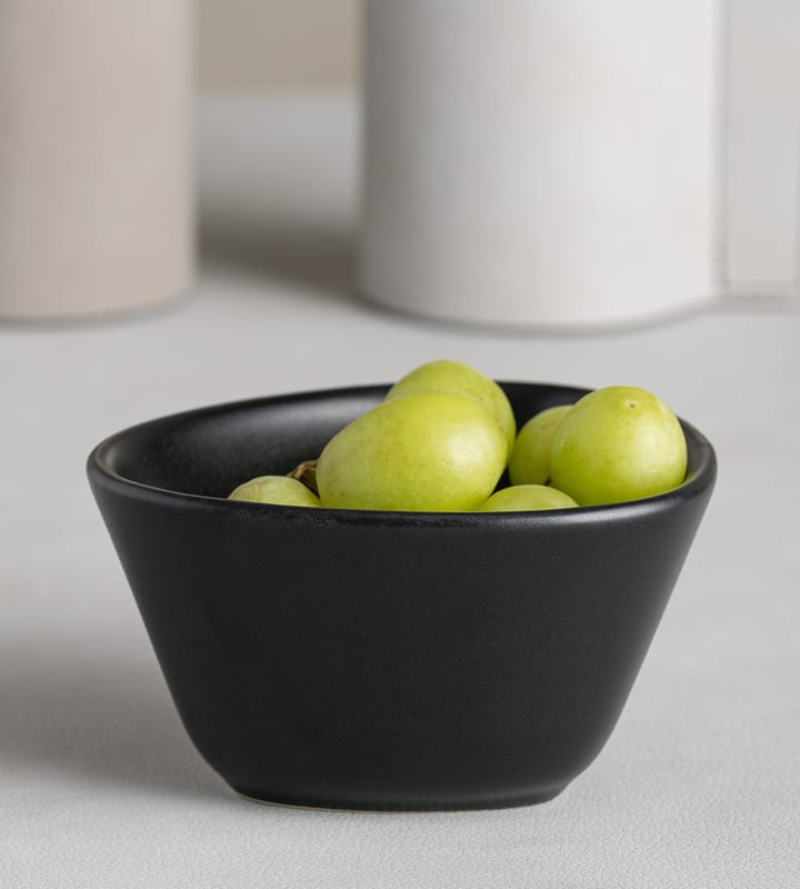 Curve Stoneware skål S 10x11 cm - Black - Lind DNA