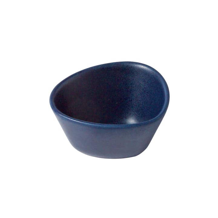 Curve Stoneware skål S 10x11 cm - Navy blue - Lind DNA