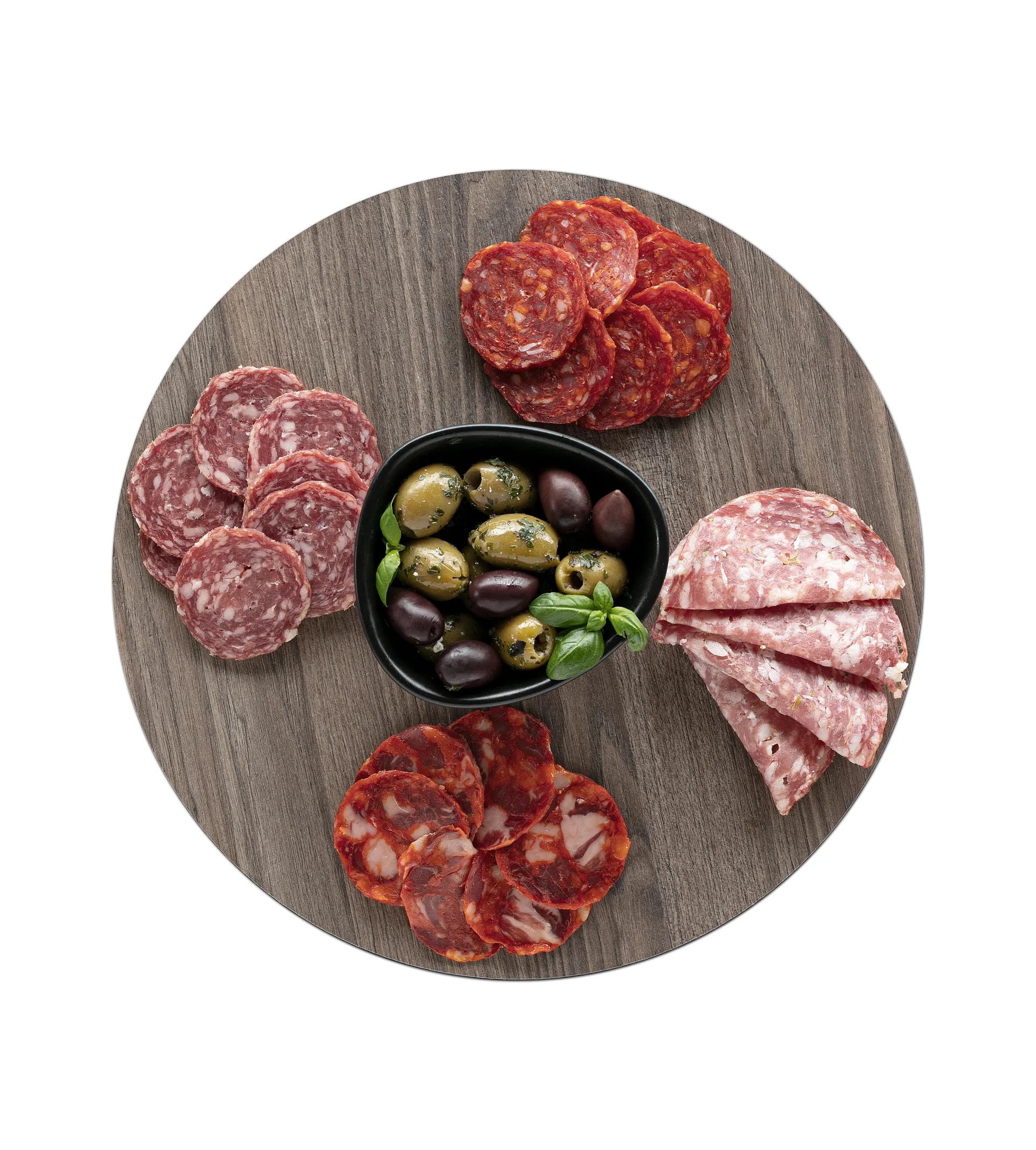 Cut & Serve rund skjærefjøl M, Valnøtt LIND DNA