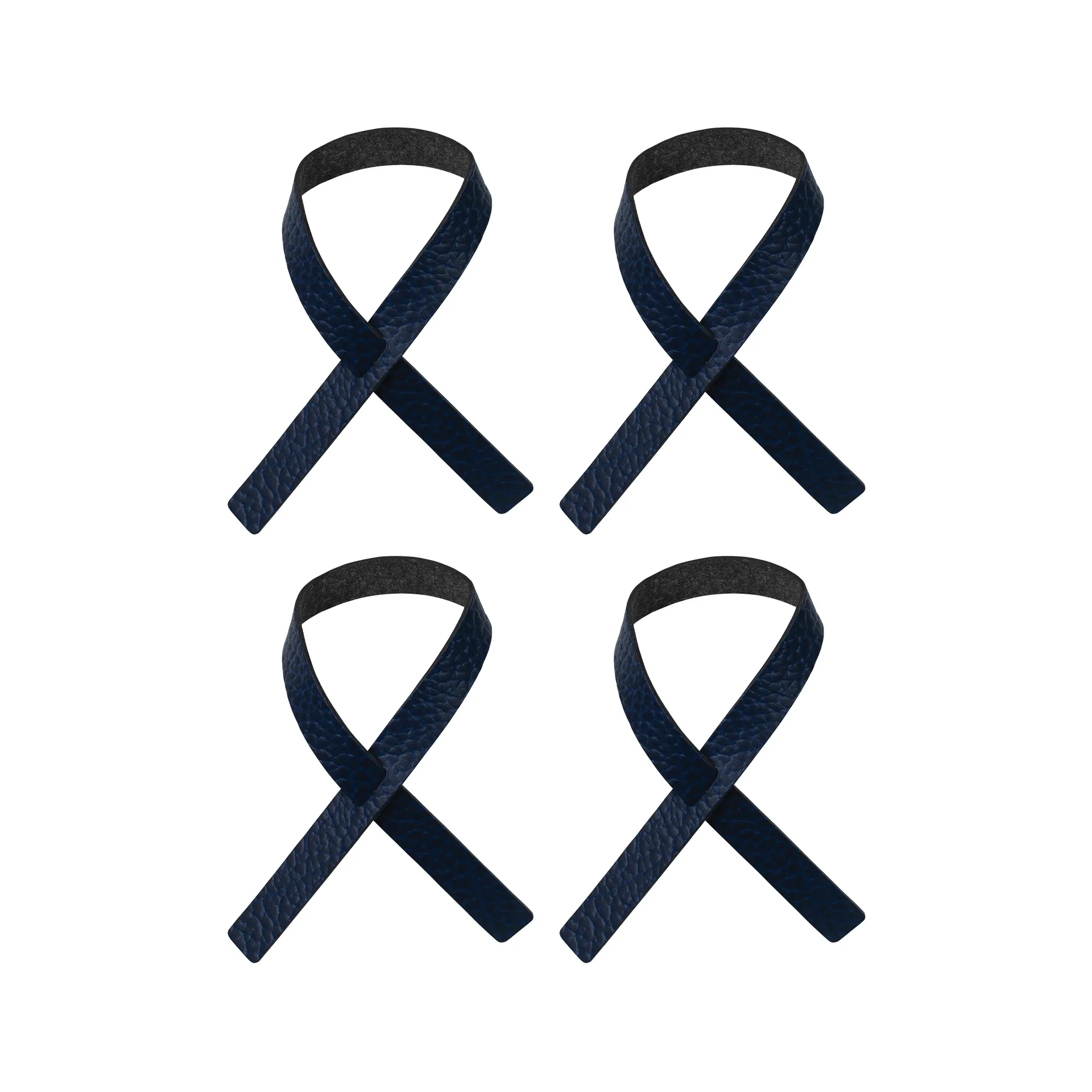 Loop serviettring 4-stk., Marineblå LIND DNA