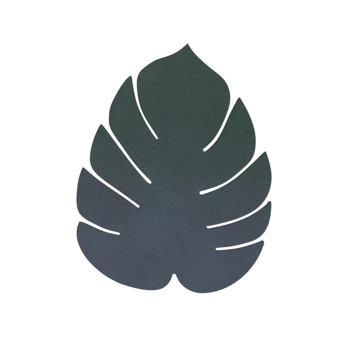 Monstera Leaf Nupo glassunderlag - mørkegrønn - Lind DNA