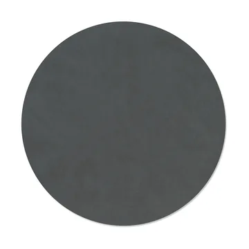Nupo bordbrikke - Anthracite, circle, L - LIND DNA