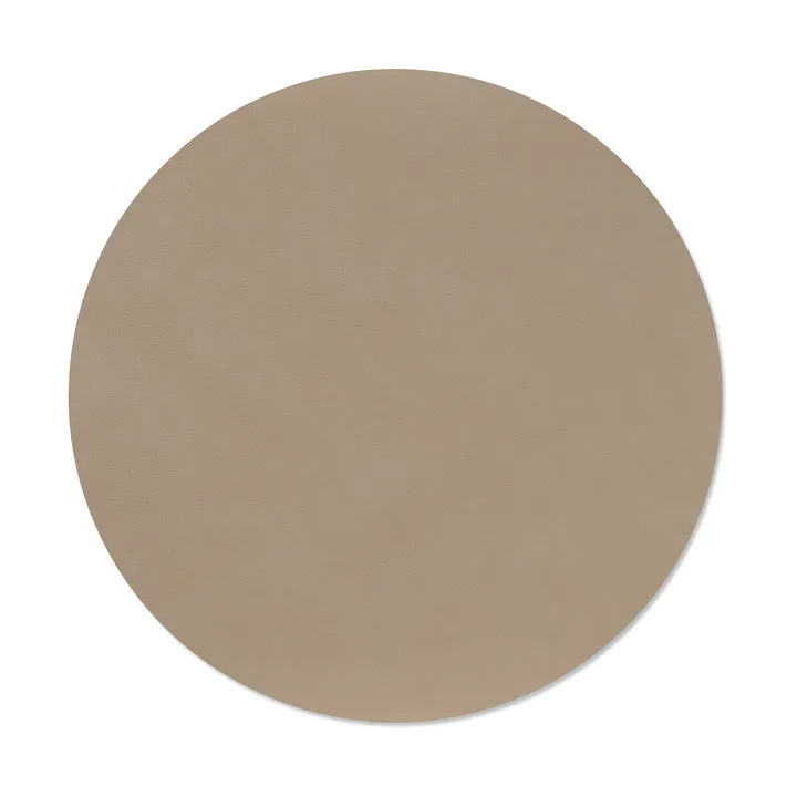 Nupo bordbrikke - Clay brown, circle, L - LIND DNA