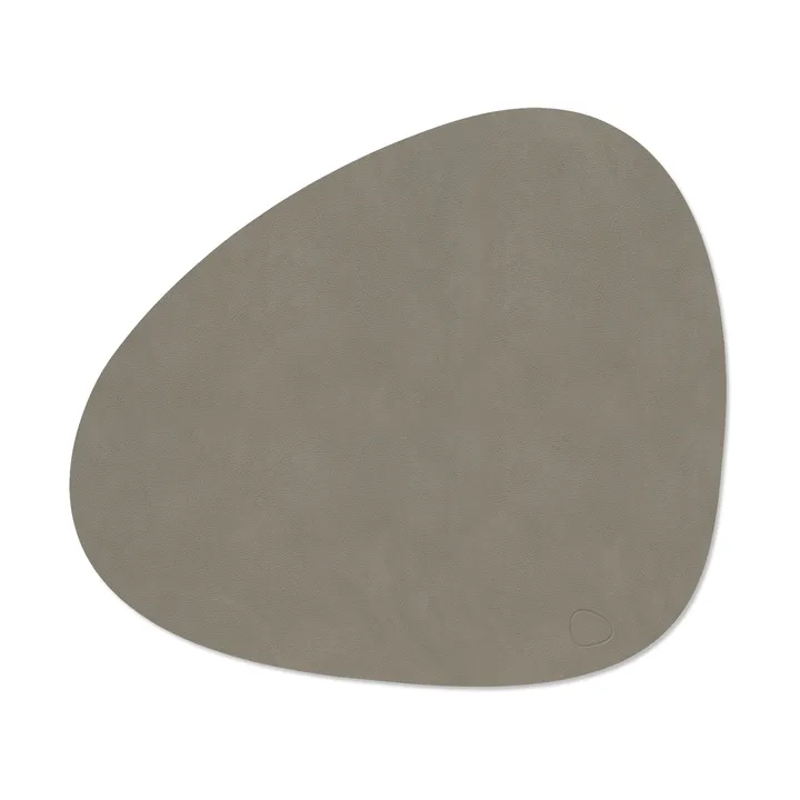 Nupo bordbrikke curve L - Flint grey - LIND DNA