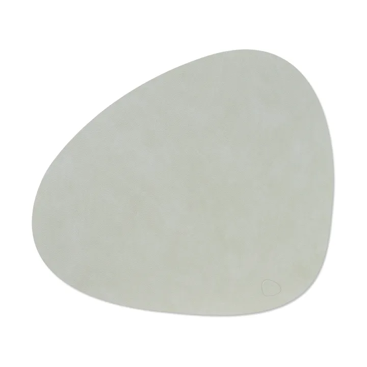 Nupo bordbrikke curve L - Metallic (steingrå) - LIND DNA