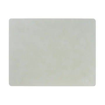 Nupo bordbrikke square L - metallic (steingrå) - LIND DNA