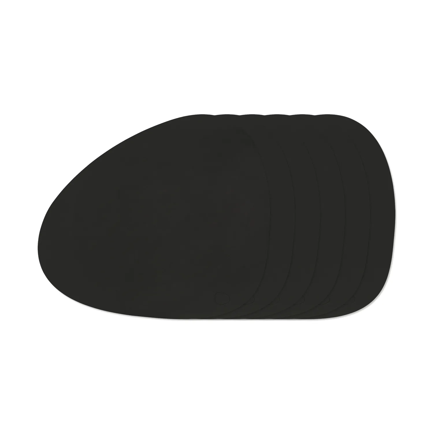 Nupo Curve bordbrikke-sett, Black Ink, 6-pakning LIND DNA