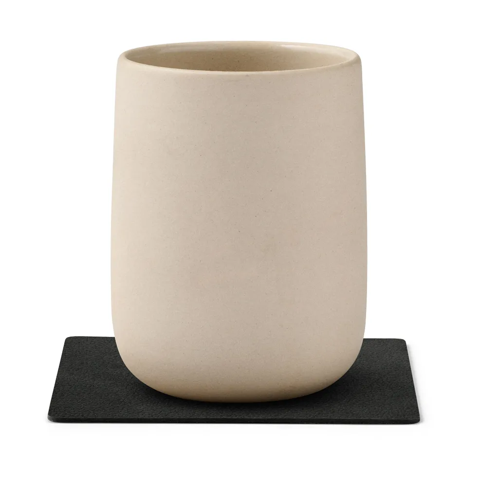 Nupo glassbrikke square, Black ink LIND DNA