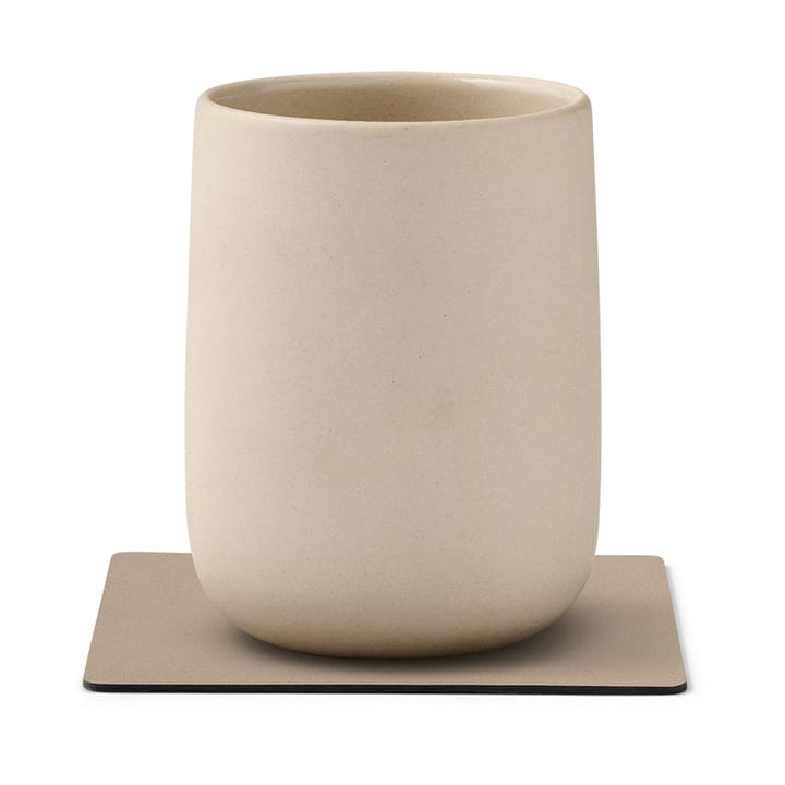 Nupo glassbrikke square, Clay brown LIND DNA