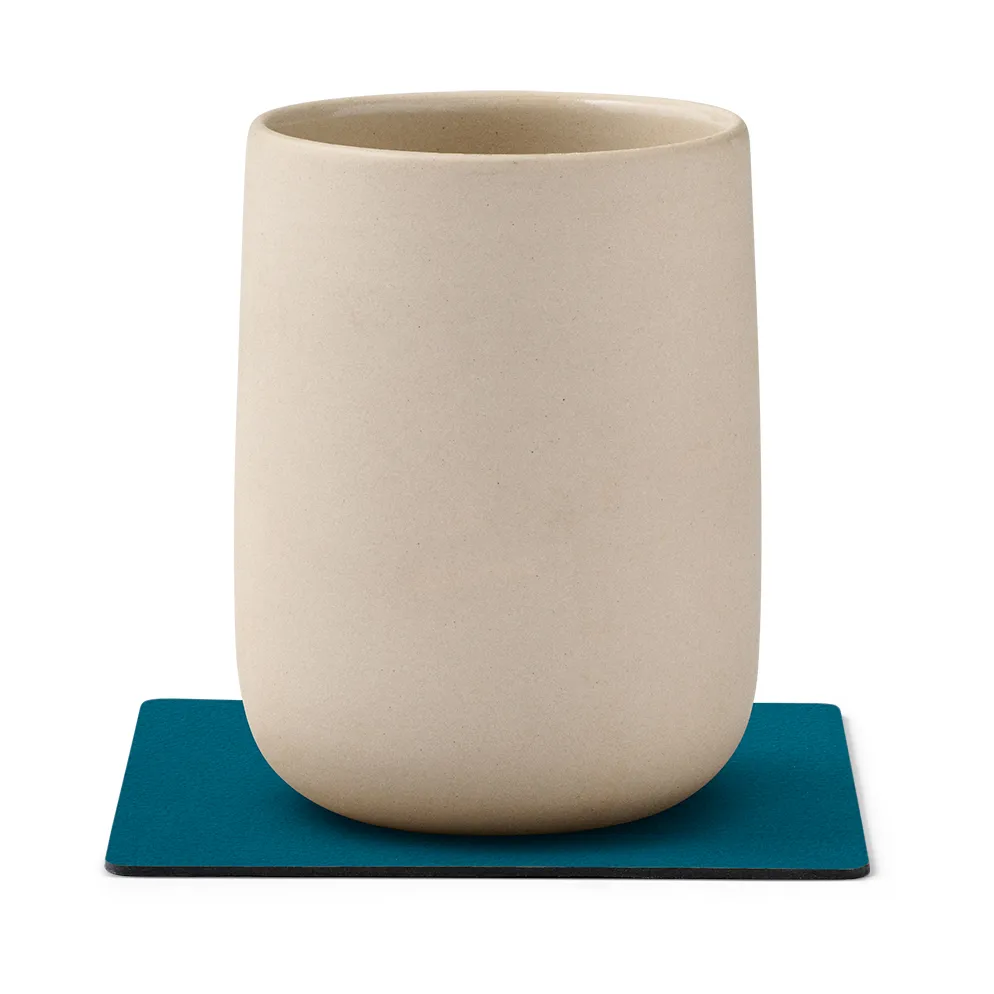 Nupo glassbrikke square, Petrol LIND DNA