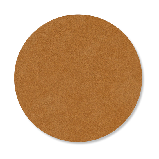 LIND DNA Nupo glassunderlag circle Burned curry | Skandinavisk Design | Glassbrikker | Gul