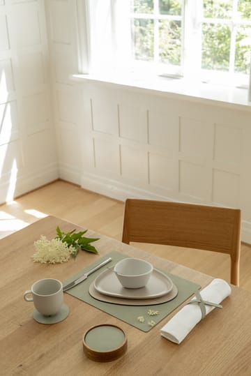 Nupo glassunderlag circle - Olivengrønn - LIND DNA