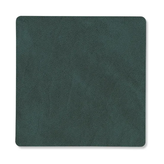 Nupo glassunderlag square vendbar 1 stk., Dark green-olive green LIND DNA