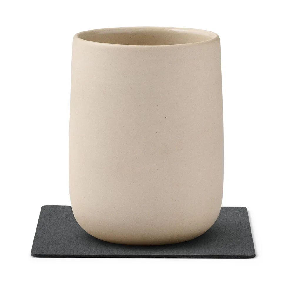 Nupo glassunderlag vendbar square 1 stk., antrasittgrå-lysegrå LIND DNA