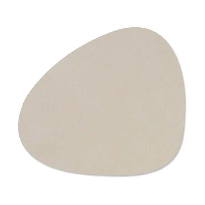 Nupo spisebrikke curve S - Oyster white, 28x24 cm - LIND DNA