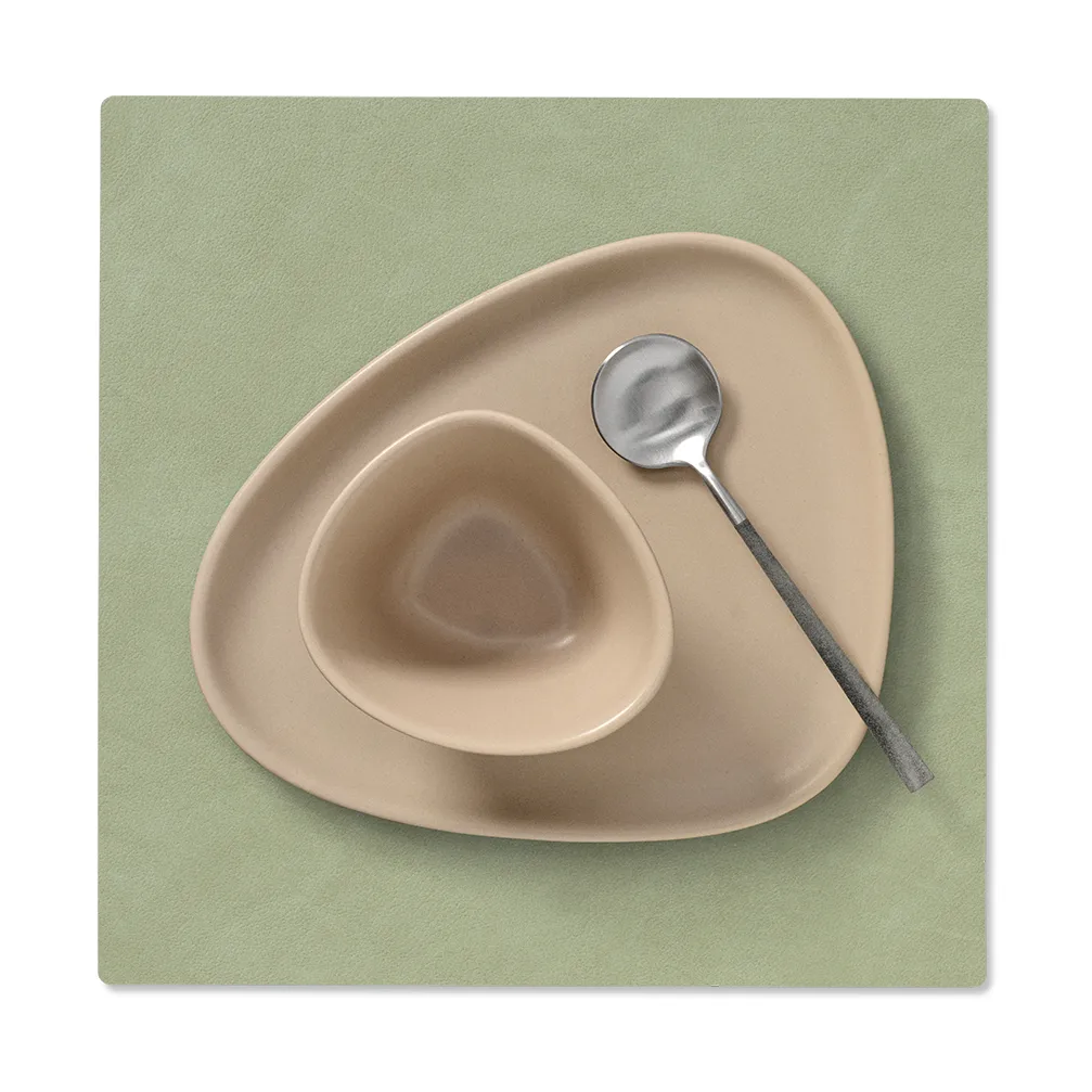 Nupo spisebrikke square vendbar S 1 stk., Dark green-olive green LIND DNA