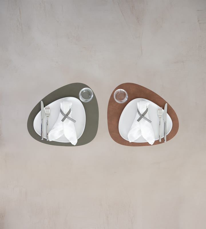Nupo spisebrikke vendbar curve L 1 stk. - Army green-nature - Lind DNA