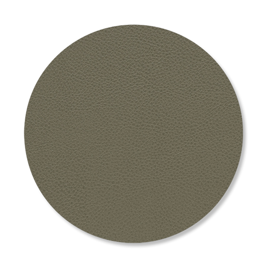 LIND DNA Serene glassunderlag circle 10 cm Moss | Skandinavisk Design | Glassbrikker | Grønn