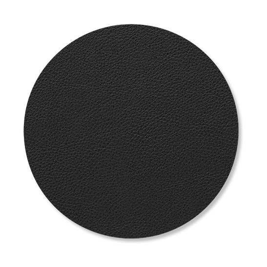 LIND DNA Serene glassunderlag circle 10 cm Svart | Skandinavisk Design | Glassbrikker | Svart