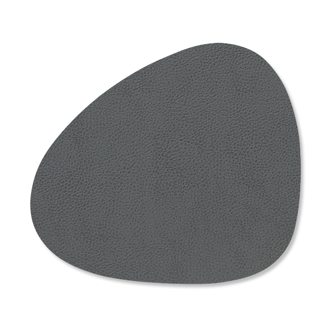 LIND DNA Serene glassunderlag curve 11 x 13 cm Anthracite