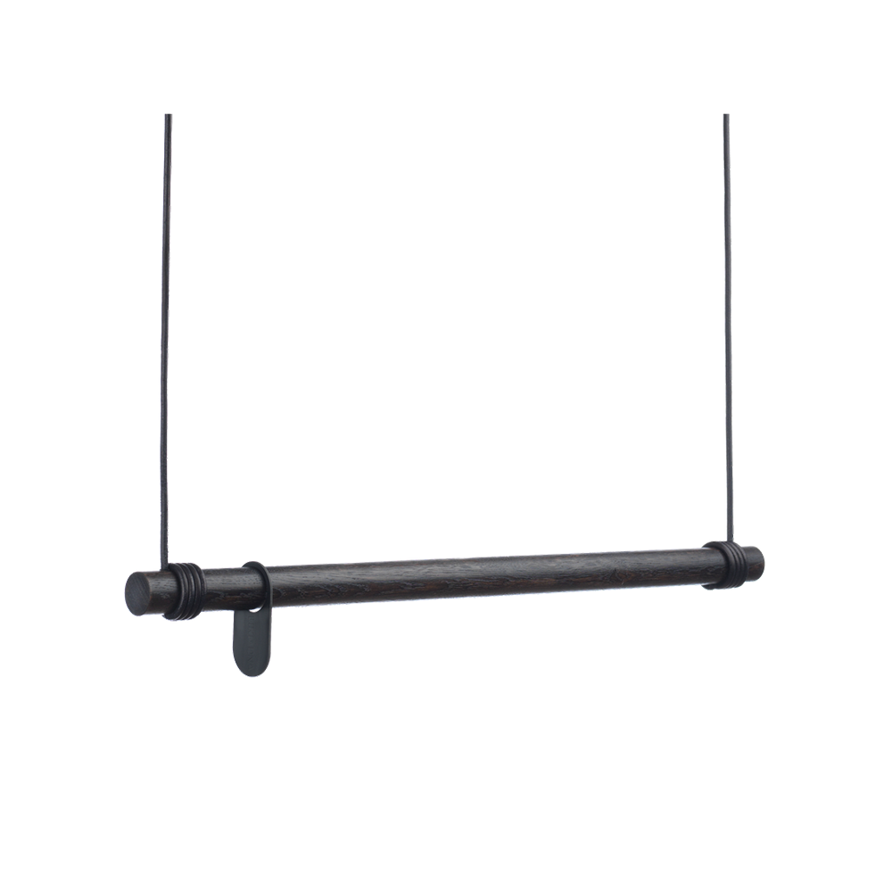 LIND DNA Swing garderobestang oak black, M, snor black
