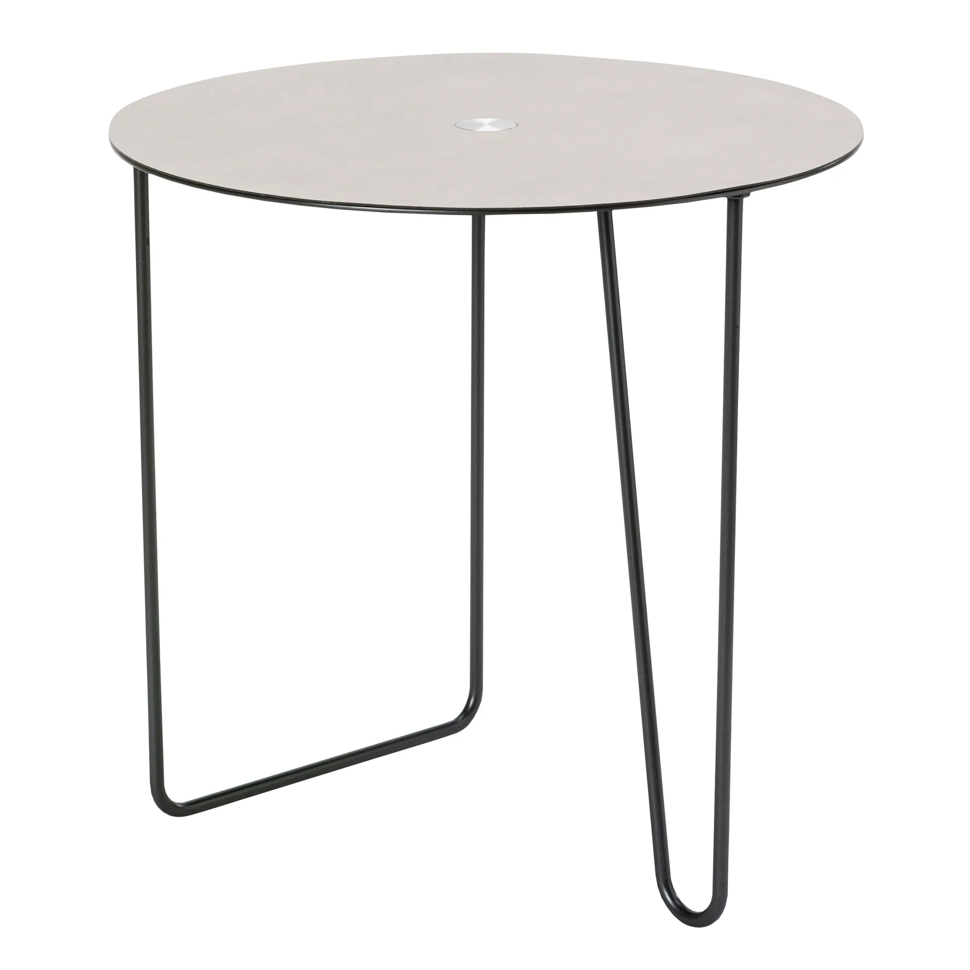 Turntable Nupo sidebord L, Anthracite-light grey LIND DNA