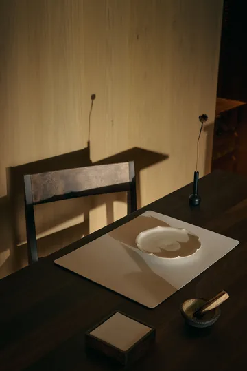 Wood Box oppbevaring til glassunderlag - Smoked-oak, square, S - LIND DNA