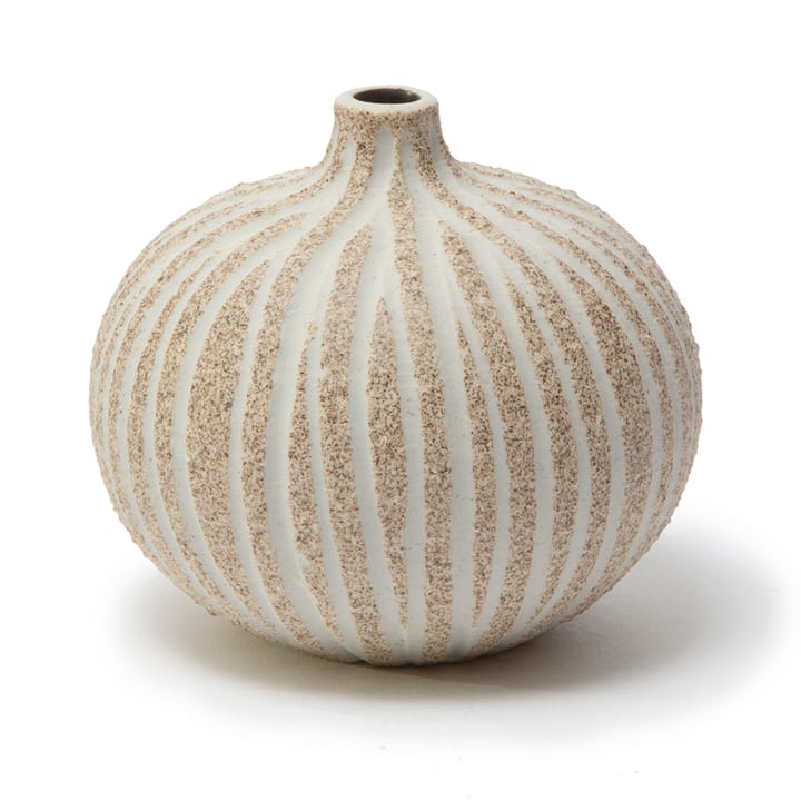 Bari vase - Stonestripe brown medium grov, S - Lindform