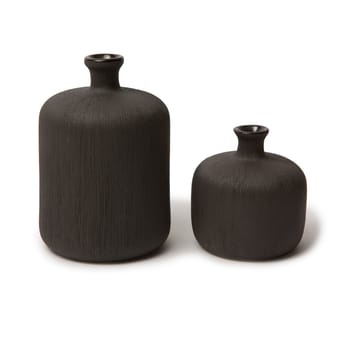 Flaske vase - Black, medium - Lindform