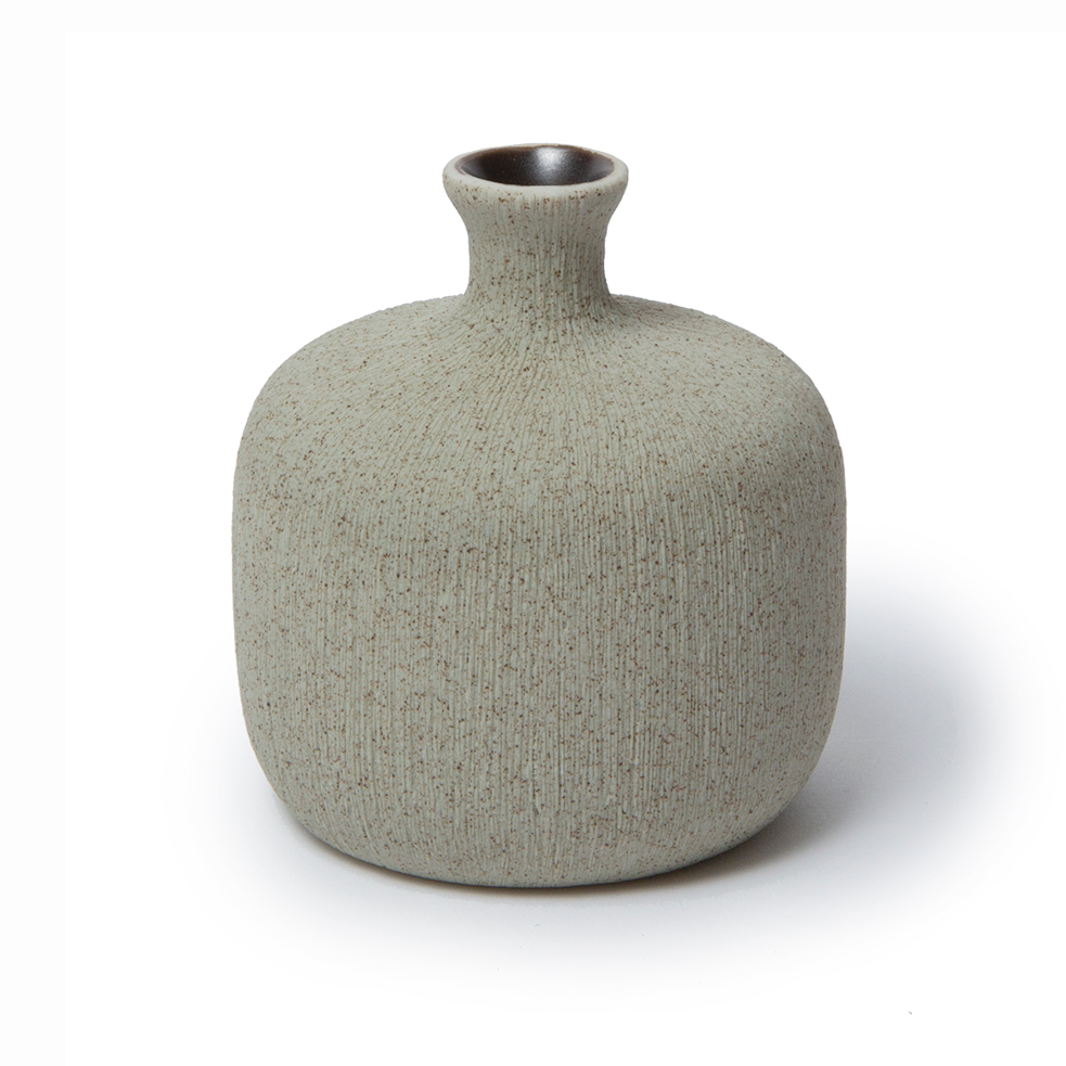 Bilde av Lindform Flaske vase Sand grey small