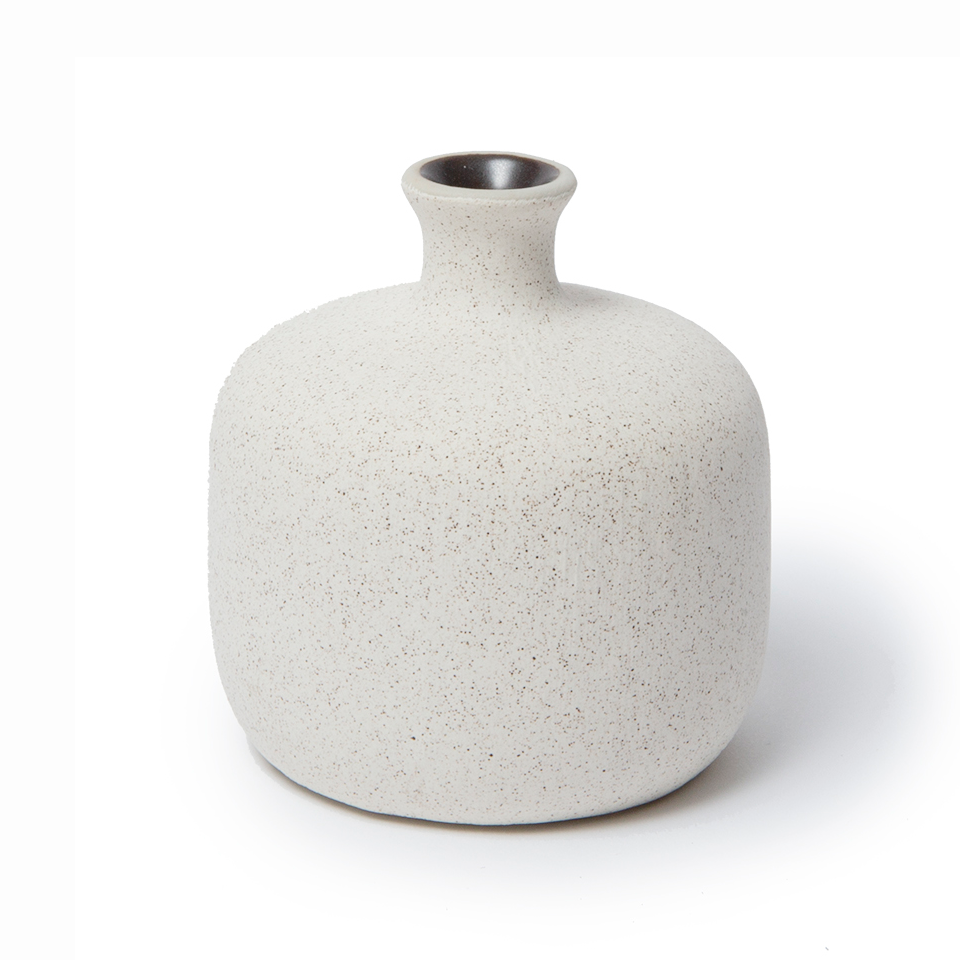 Bilde av Lindform Flaske vase Sand white small