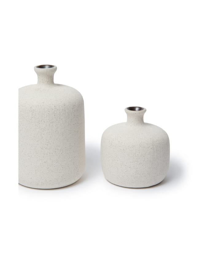 Flaske vase, Sand white, small Lindform
