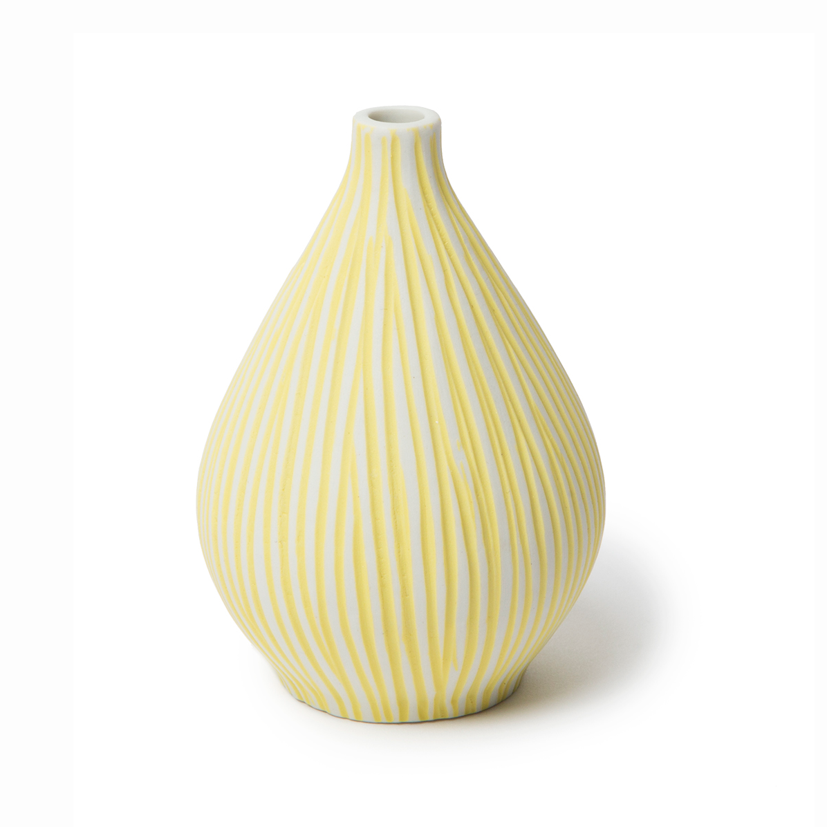 Bilde av Lindform Kobe vase Yellow stripe
