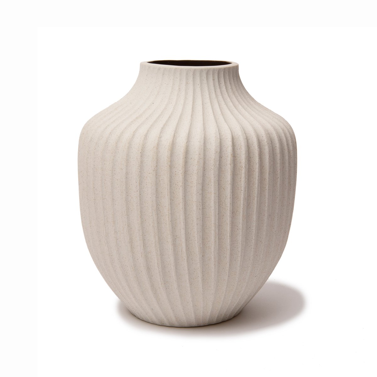 Bilde av Lindform Kyoto vase Sand white light deep line