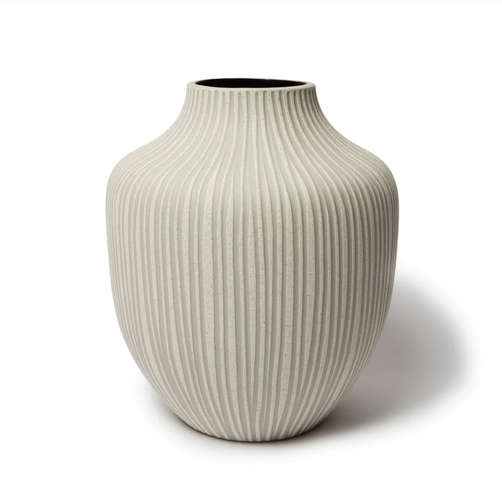 Kyoto vase - Sand white stone stripe - Lindform