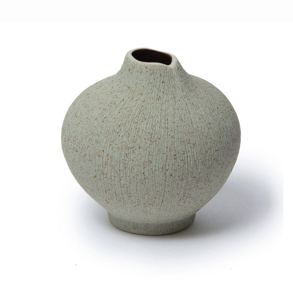 Bilde av Lindform Line vase Sand grey small