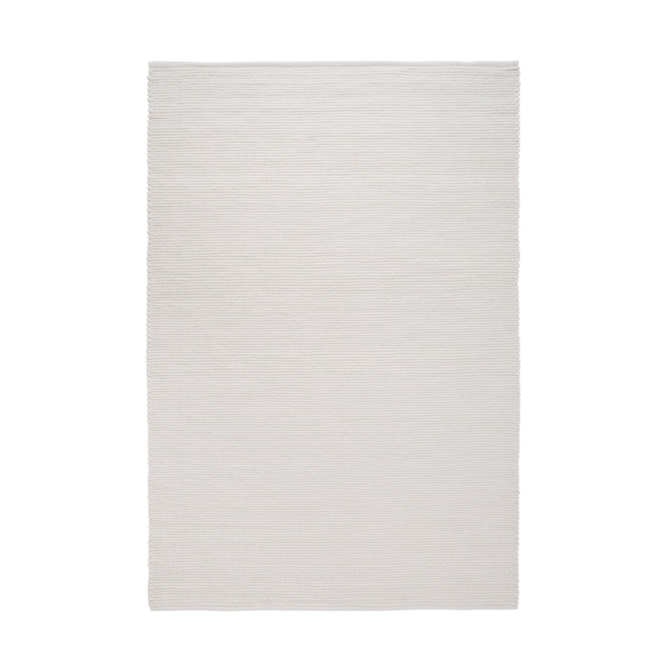 Linie Design Agner teppe 170x240 cm White | Skandinavisk Design | Lugg- & Ryeteppe | Hvit