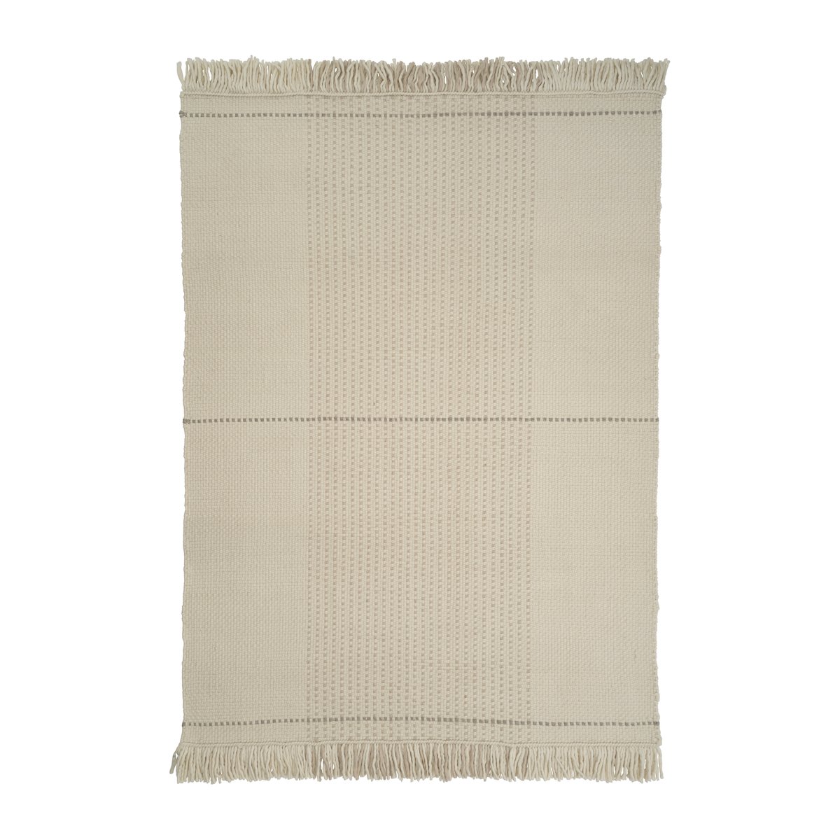 Bilde av Linie Design Awakened Mind ullteppe 170 x 240 cm White