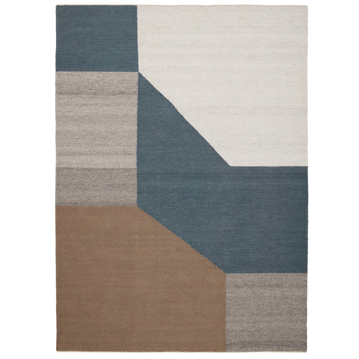 Bilde av Linie Design Blocchi teppe 140x200 cm Sky