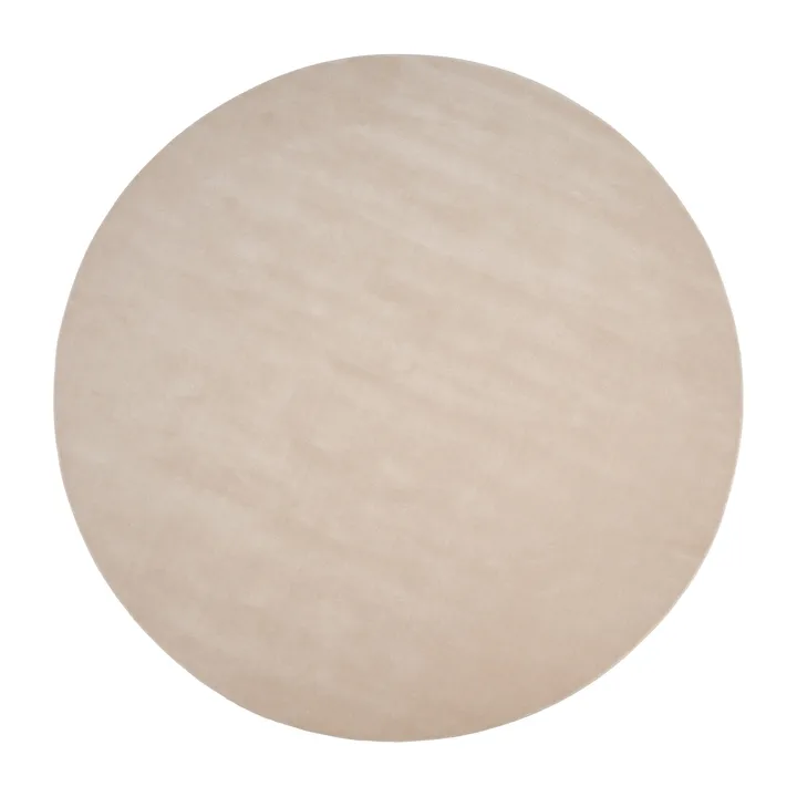 Halo Cloud ullteppe rund - Beige, Ø250 cm - Linie Design