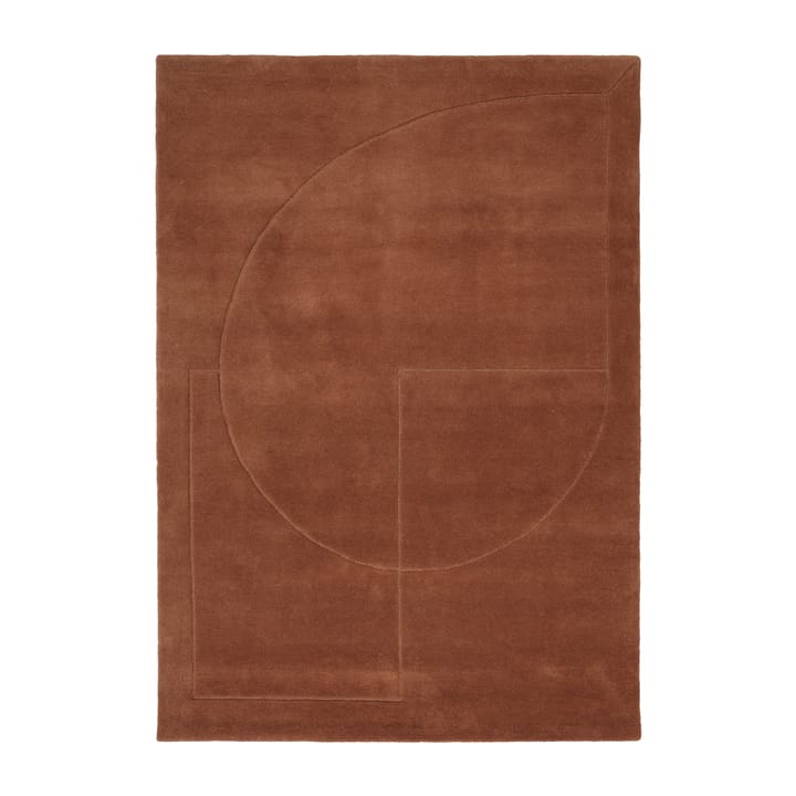 Lineal Poem ullteppe - Amber, 140 x 200 cm - Linie Design