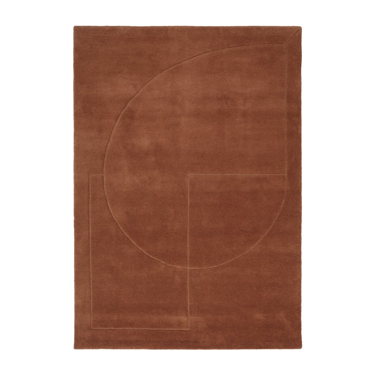 Bilde av Linie Design Lineal Poem ullteppe Amber 200 x 300 cm