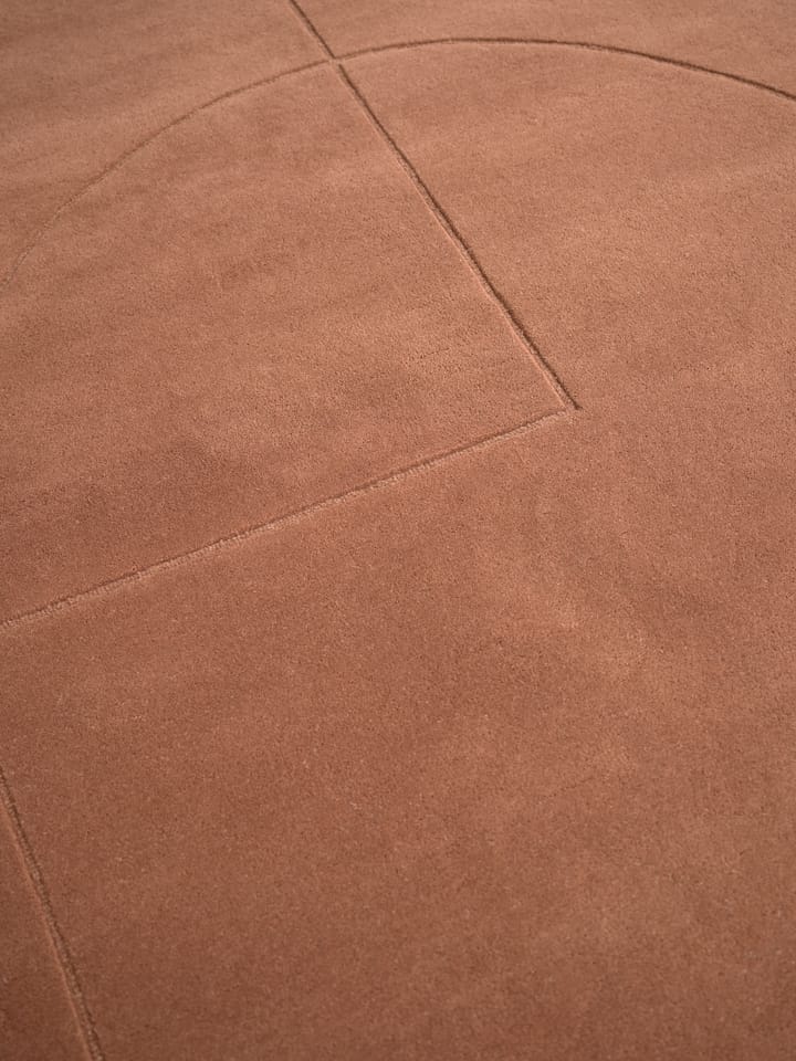 Lineal Poem ullteppe, Amber, 250 x 350 cm Linie Design