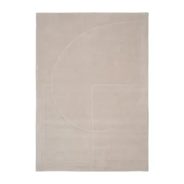 Lineal Poem ullteppe - Beige, 140 x 200 cm - Linie Design