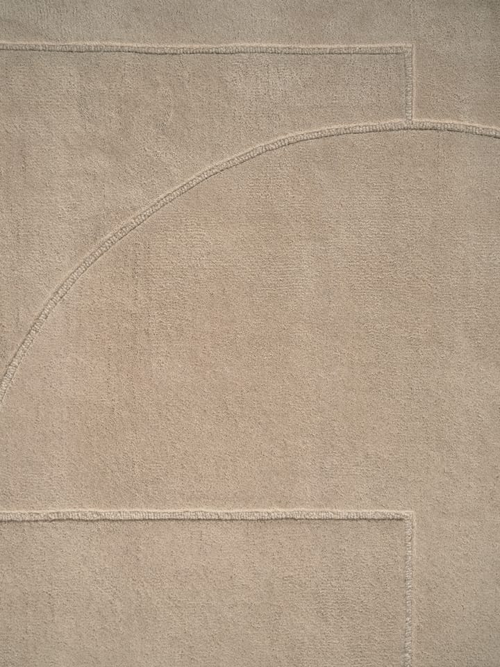 Lineal Poem ullteppe, Beige, 250 x 350 cm Linie Design