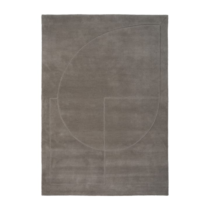 Lineal Poem ullteppe - Grey, 140 x 200 cm - Linie Design