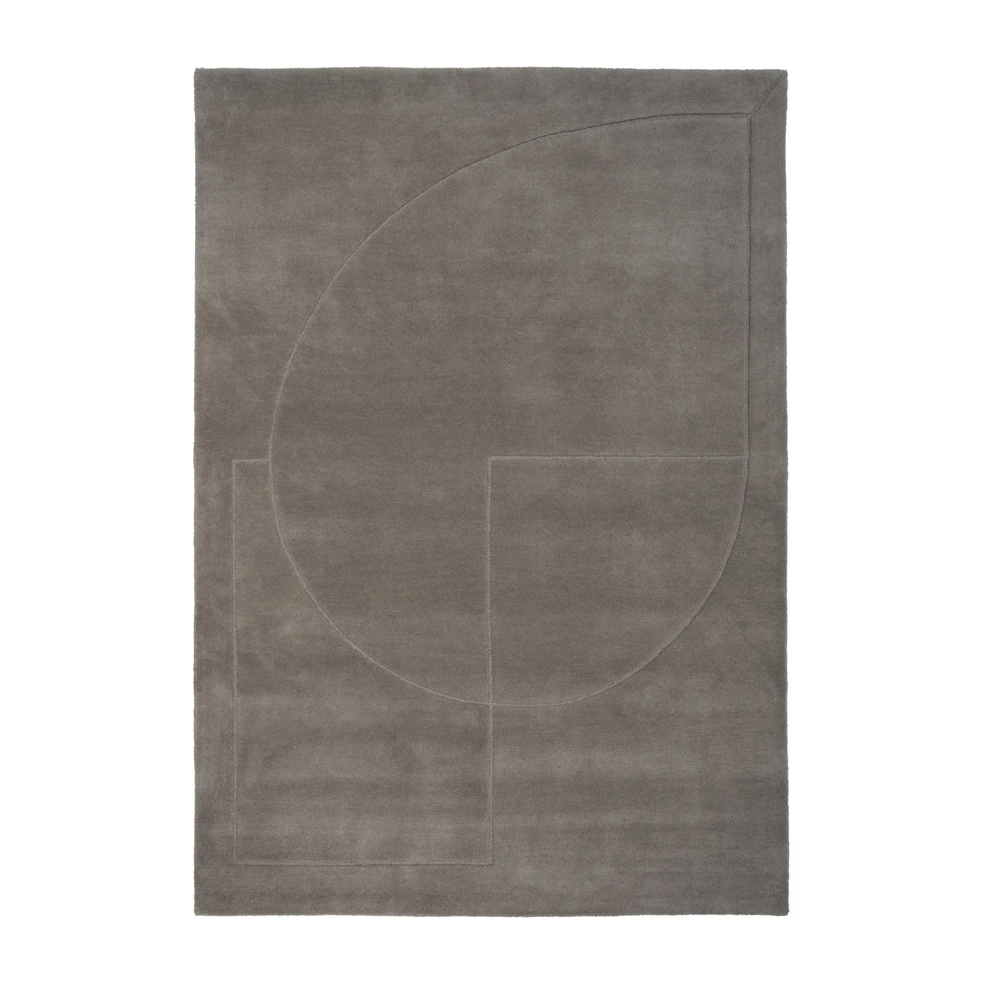 Lineal Poem ullteppe, Grey, 250 x 350 cm Linie Design