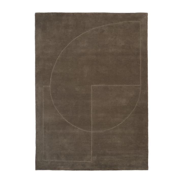 Lineal Poem ullteppe - Moss, 170 x 240 cm - Linie Design