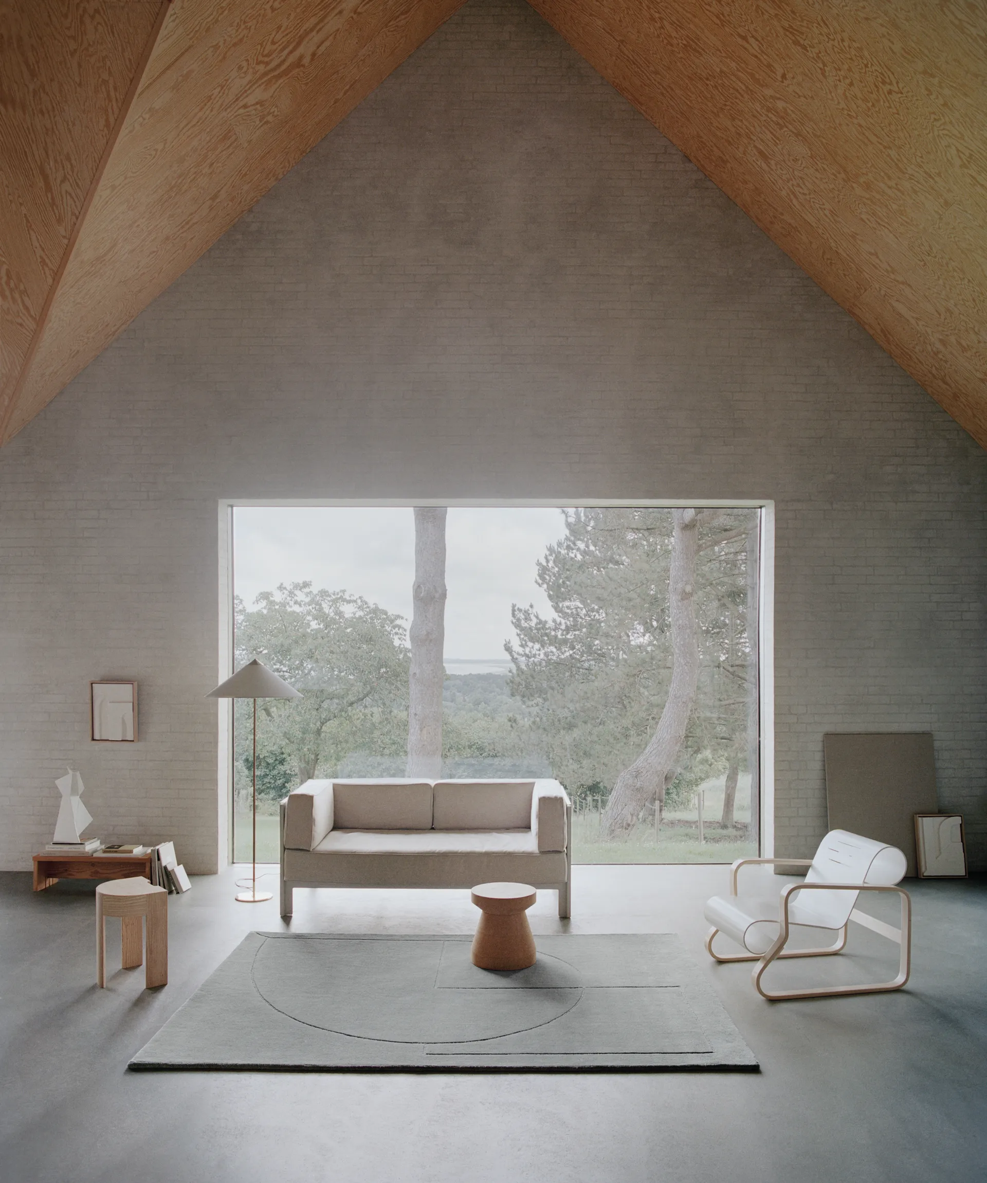 Lineal Poem ullteppe, Moss, 170 x 240 cm Linie Design