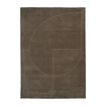 Lineal Poem ullteppe - Moss, 250 x 350 cm - Linie Design